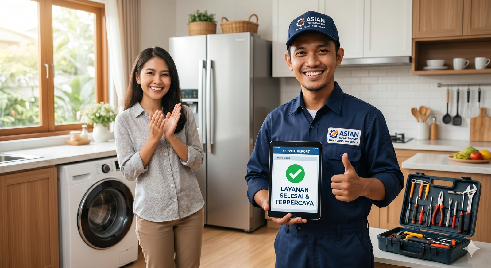 Jasa service elektronik panggilan Asian Teknik Mandiri Surabaya