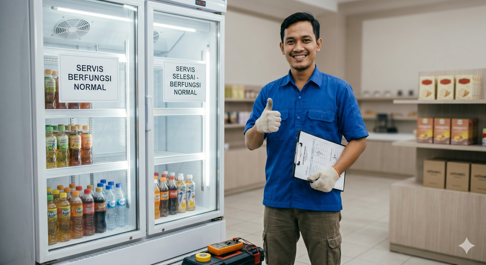 Tim teknisi Asian Teknik Mandiri